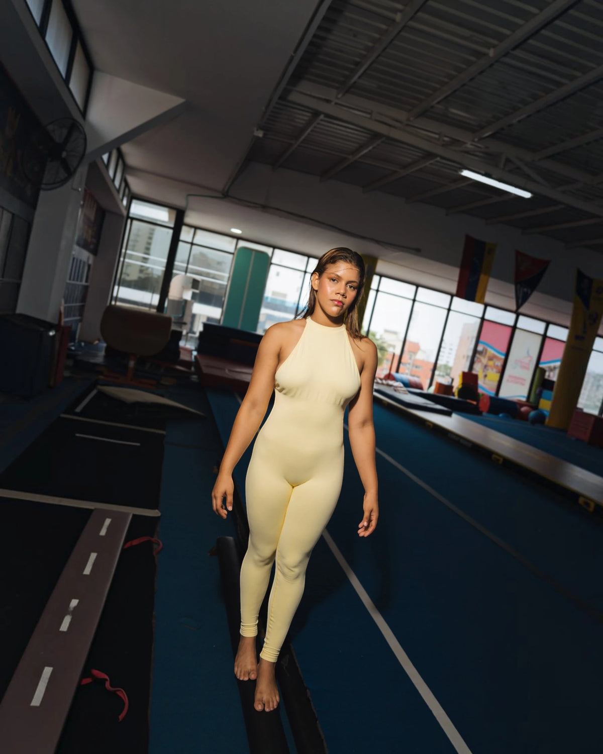 FLOW JUMPSUIT - BUTTER YELLOW
